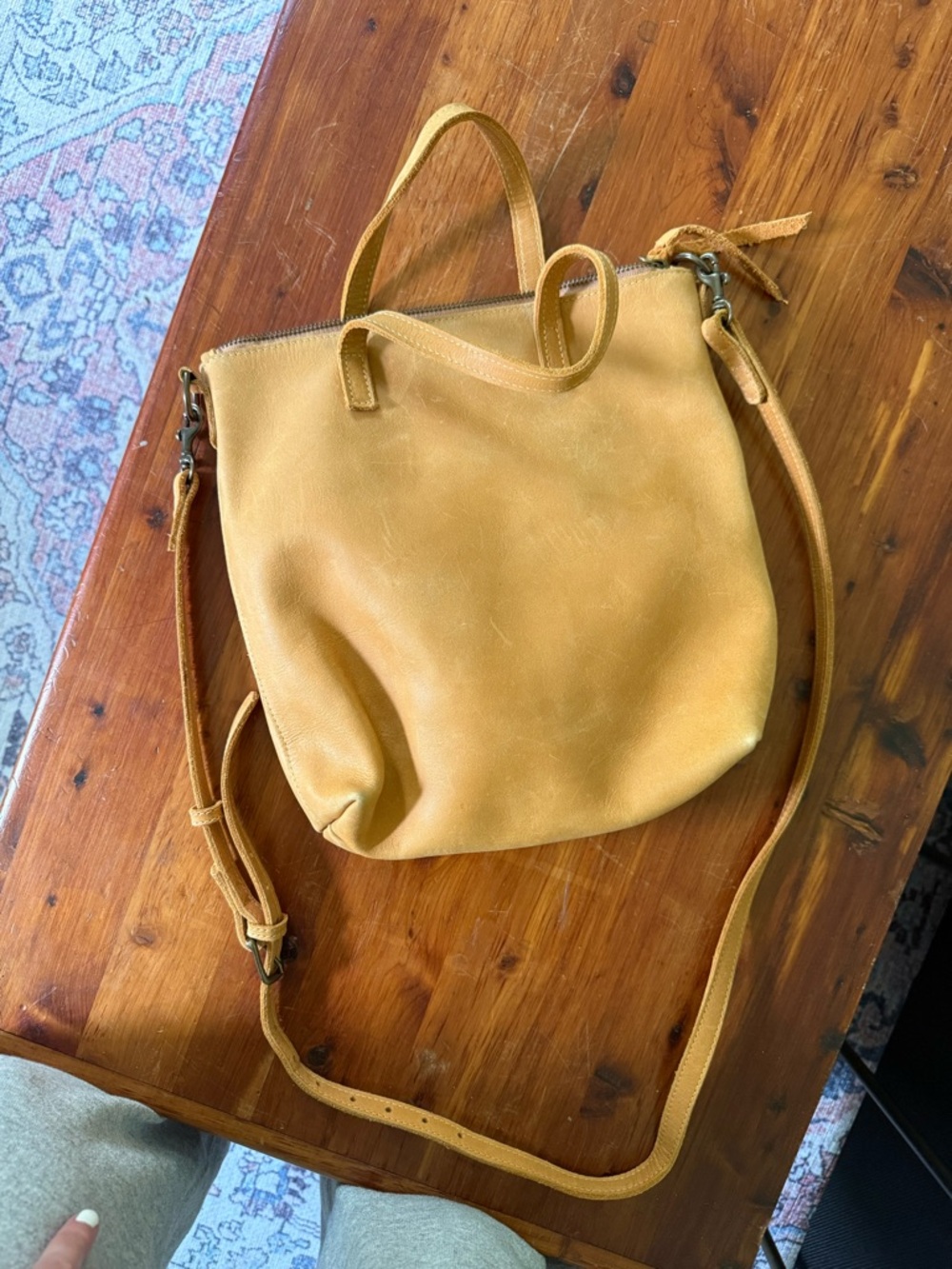 Able Leather Crossbody commuter bag - Picture 4 of 4